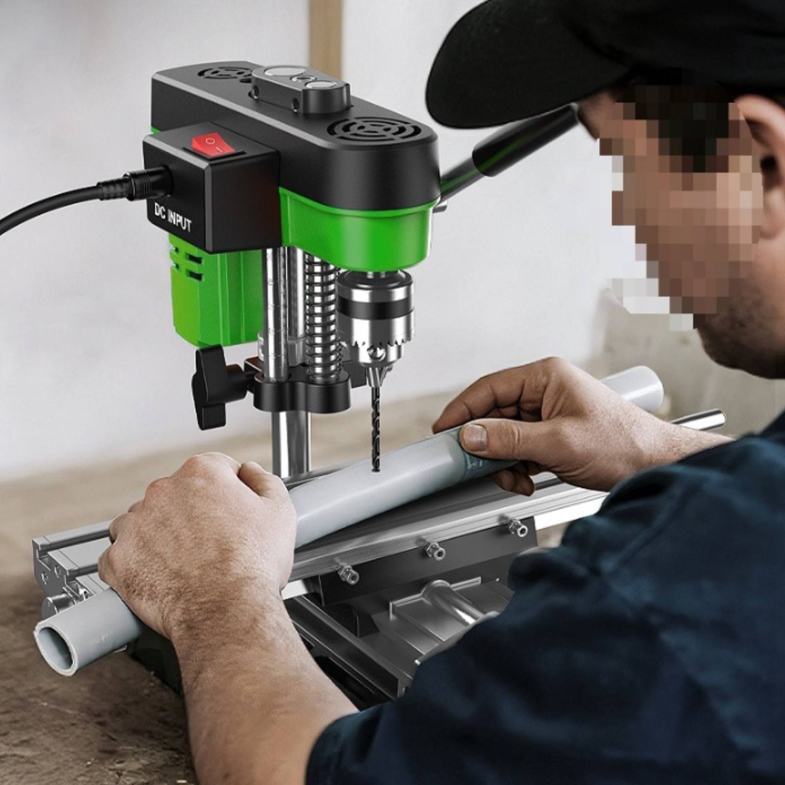 Power Tools For Workshop - Mini Drill Press Multi-Functional Benchtop Drill