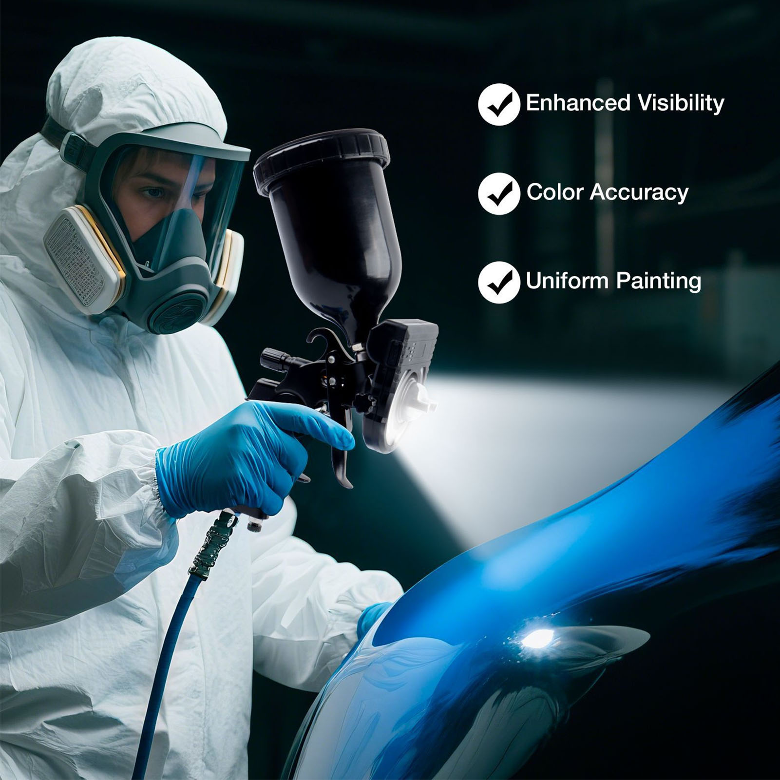 New Spray Gun Light, 5 Adjusta - Workshop Tools Hours incelemesi ve fiyatı