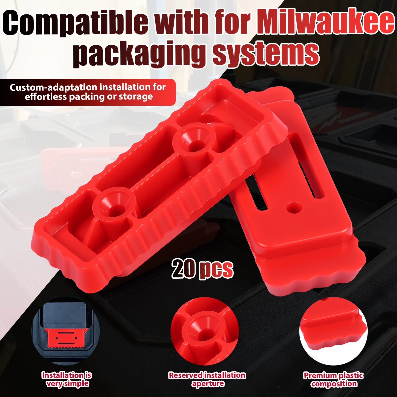20pcs Mounting Feet for Milwau - Workshop Electric Tools incelemesi ve fiyatı