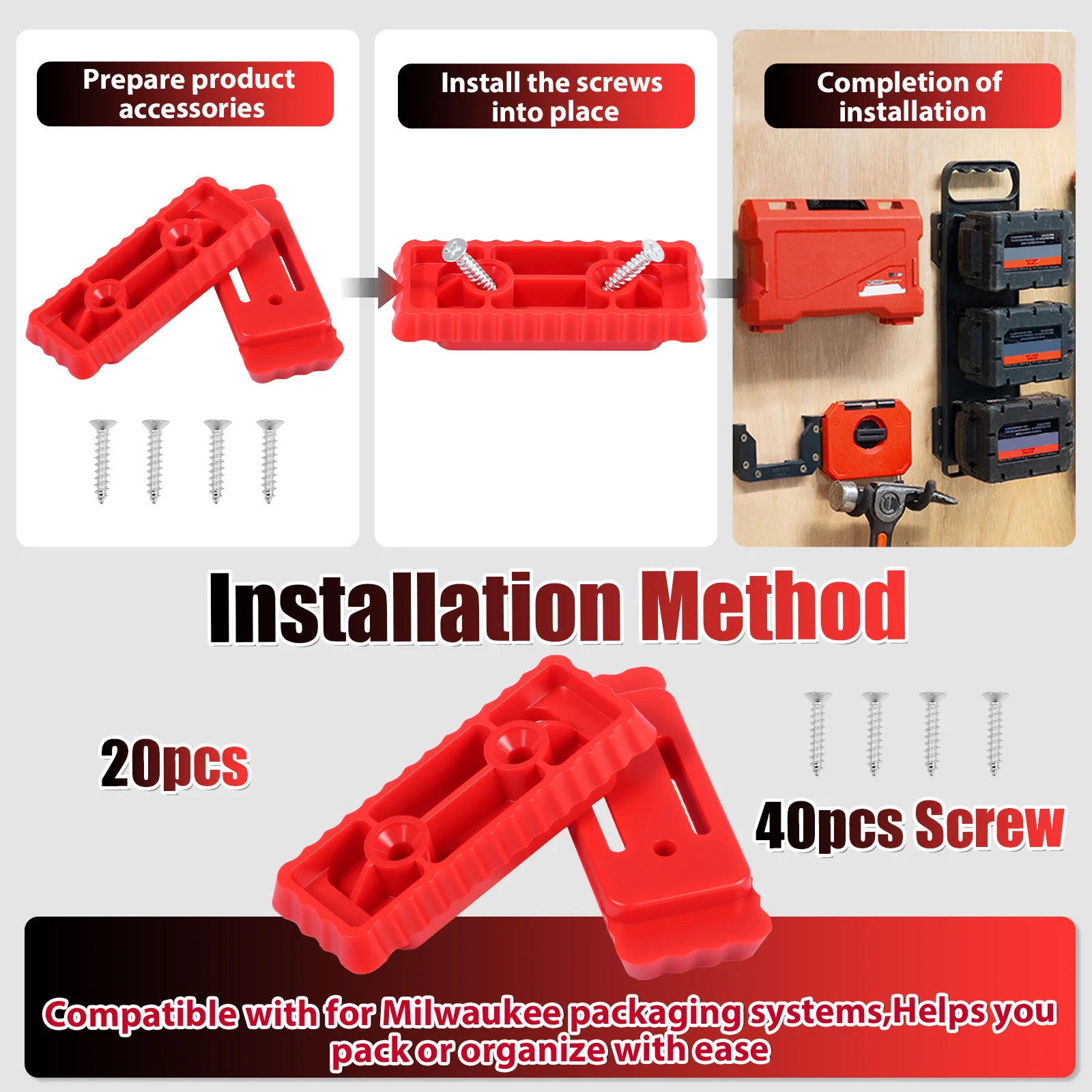 20pcs Mounting Feet for Milwau - Workshop Electric Tools incelemesi ve fiyatı