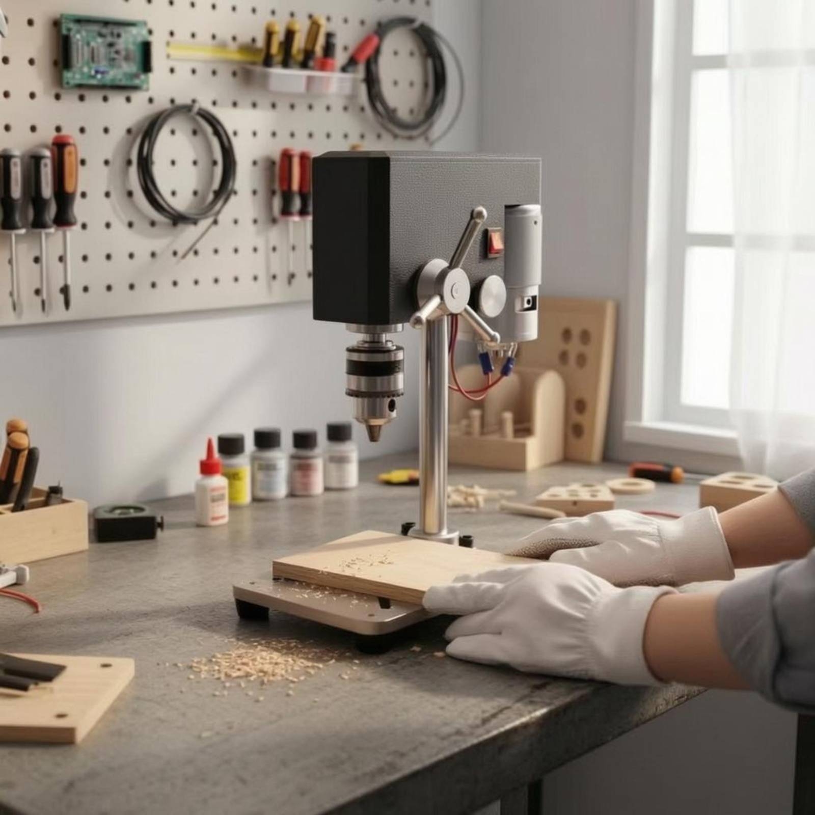 Mini Bench Drill Press Small S - Power Tools For Workshop incelemesi ve fiyatı