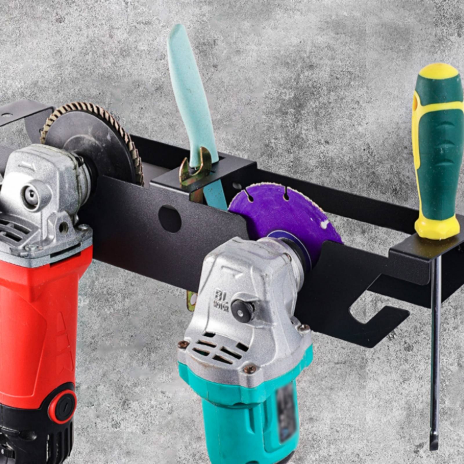 4 Bay Angle Grinder Rack Heavy - Power Tools For Workshop incelemesi ve fiyatı