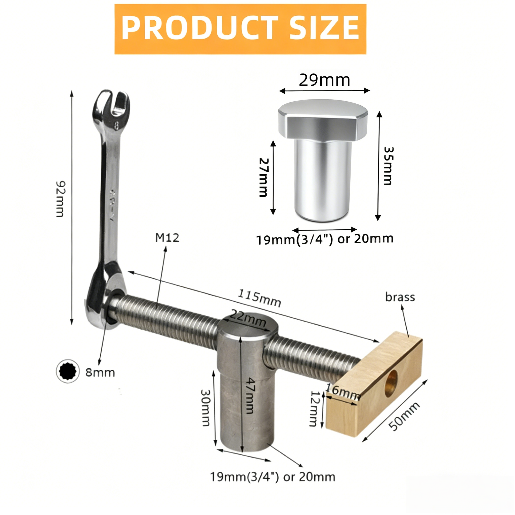 19/20mm Dog Hole Stop Fast Fix - Bench Dog Hole incelemesi ve fiyatı