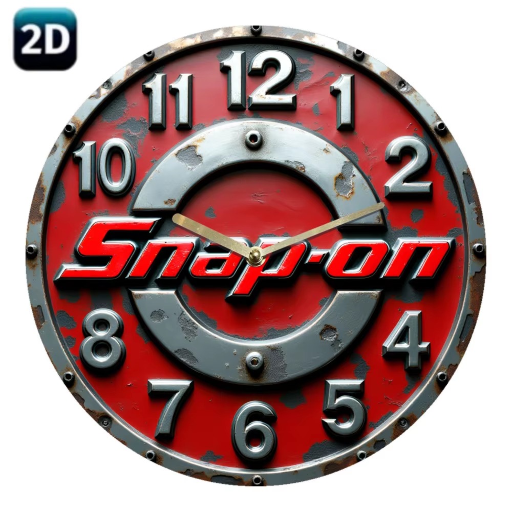 2D Flat Snap-on Vintage Rusty  - Workshop Tools Brand incelemesi ve fiyatı