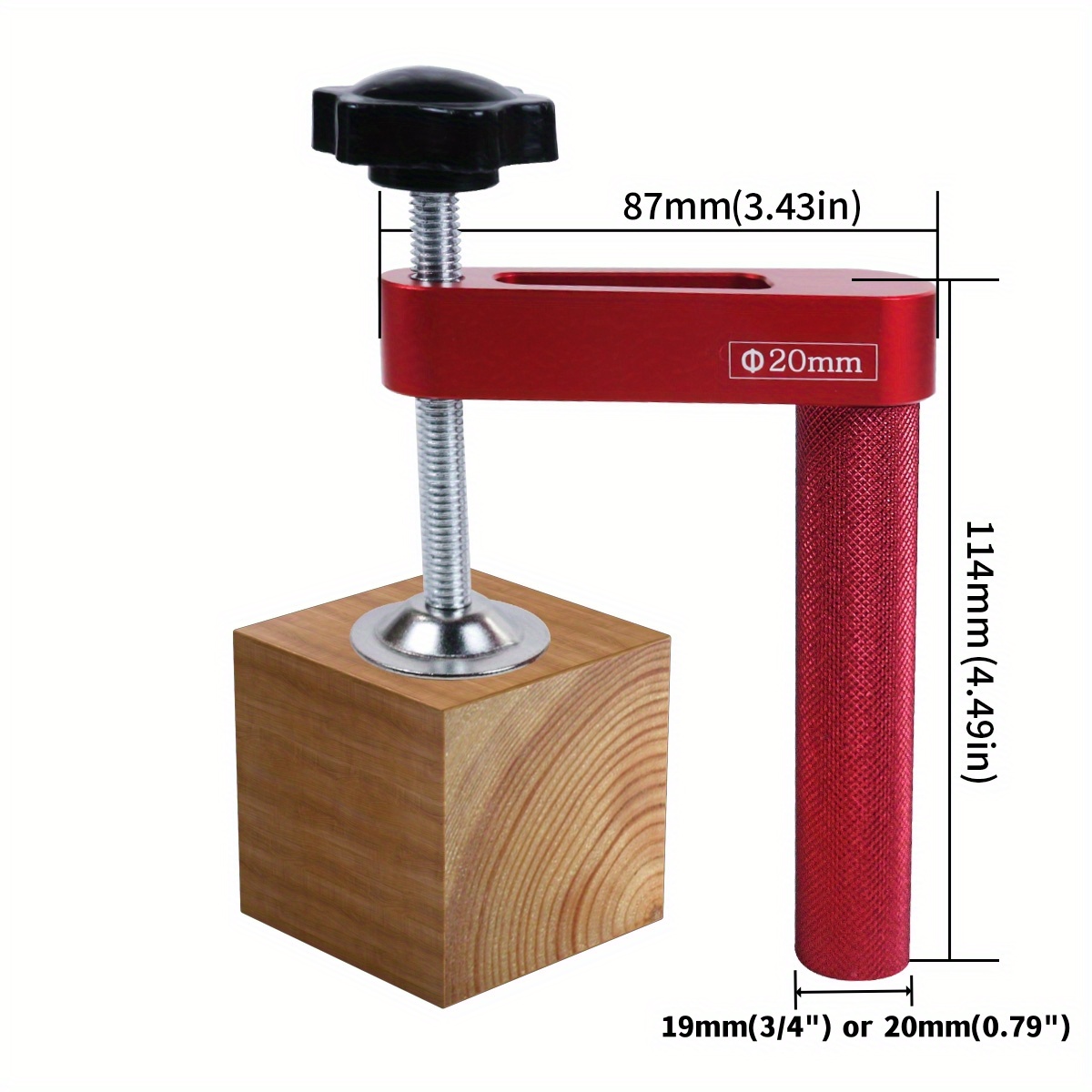 1pc 19mm/20mm Dog Hole Clamp W - Bench Dog Hole incelemesi ve fiyatı