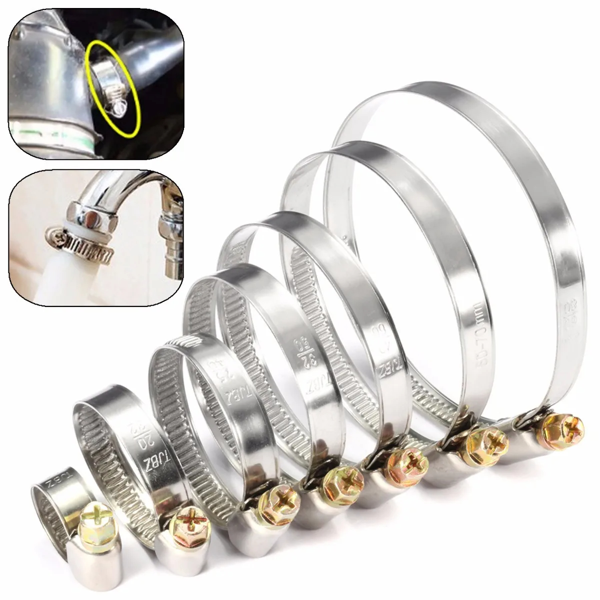 5/10pcs Pipe Clamps Stainless  - Pipe Clamp Bar incelemesi ve fiyatı