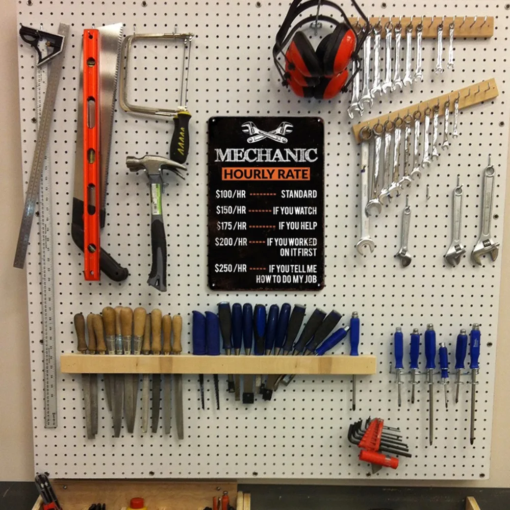 Retro Mechanic Hourly Rate Met - Workshop Tools Hours incelemesi ve fiyatı