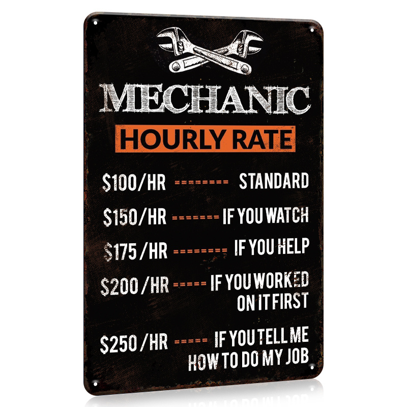 1pc, Mechanic Hourly Rate Meta - Workshop Tools Hours incelemesi ve fiyatı
