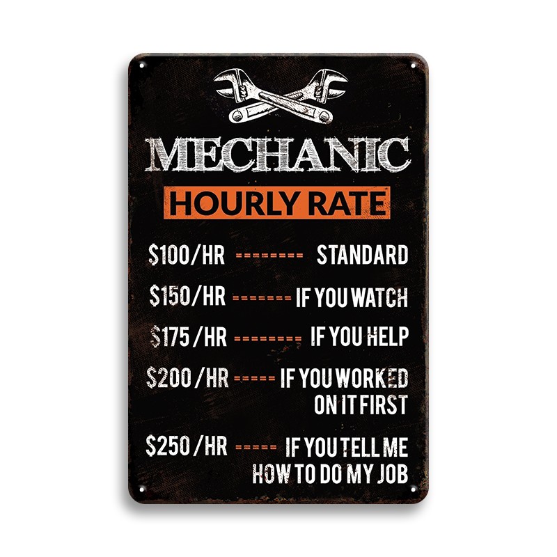 1pc, Mechanic Hourly Rate Meta - Workshop Tools Hours incelemesi ve fiyatı