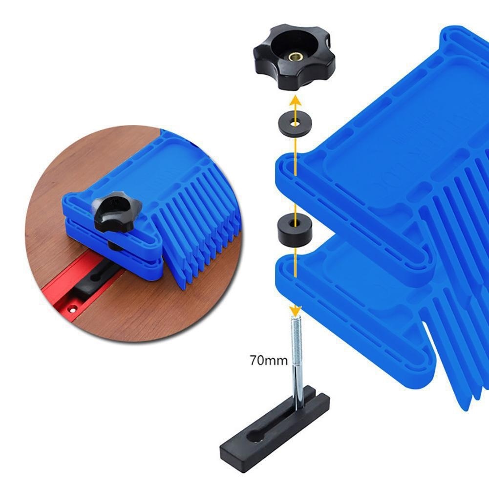 Blue ABS Plastic Feather Board - Workshop Tools And Safety incelemesi ve fiyatı