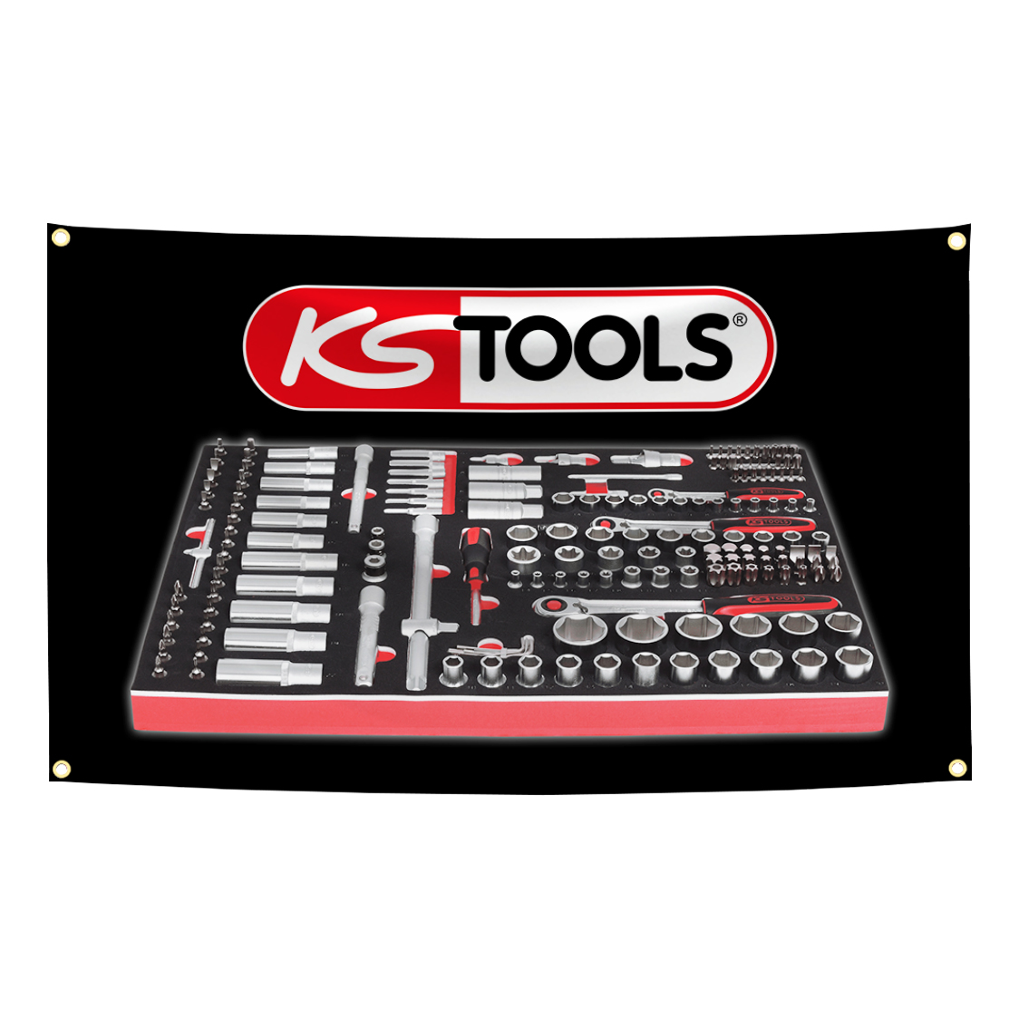 KS TOOLS Brand Flag Tapestry   - Workshop Tools Brand incelemesi ve fiyatı